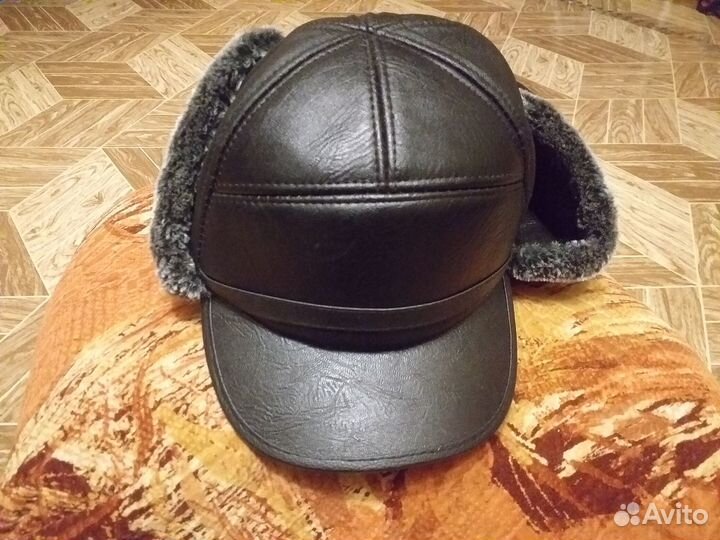 Мужская шапка,шапка ушанка