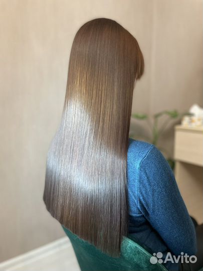 Кератиновое выпрямление