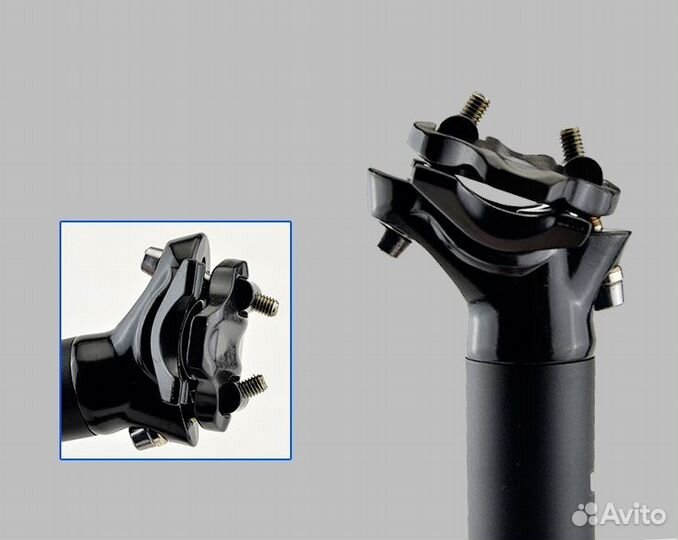 Подседельный штырь UNO DS-1 двух болтовой. 350 мм