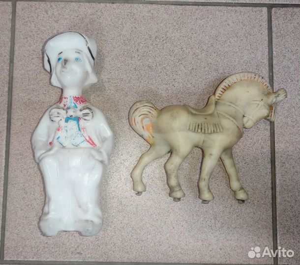 Набор игрушек СССР, резиновые и пластмассовые