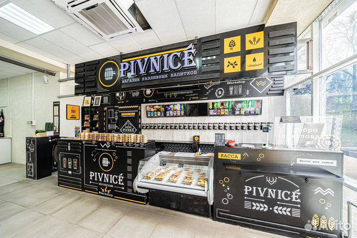 Магазин разливного пива в торговом центре