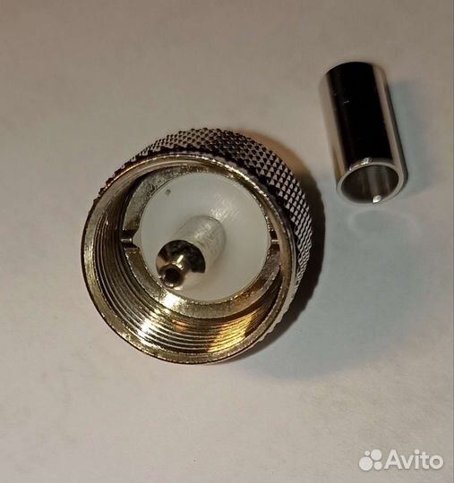 Разъем U-111F (UHF-male, обжимной,на кабель RG-58)