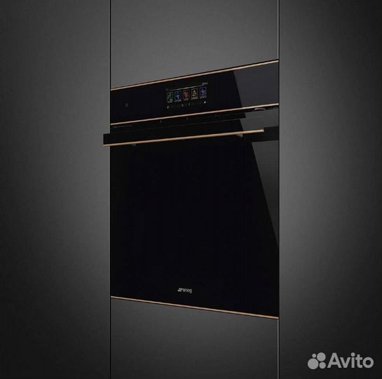 Духовой шкаф с функцией пара и свч Smeg SO6606apnr