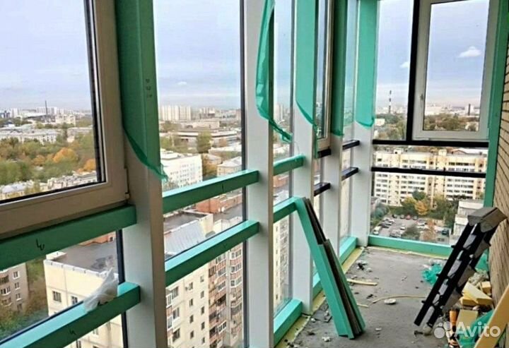 Остекление / отделка / утепление балконов.Гарантия