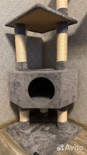 Домик-когтеточка для кошки