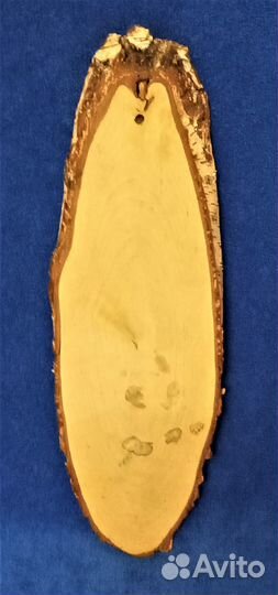 Картина на срезе дерева СССР