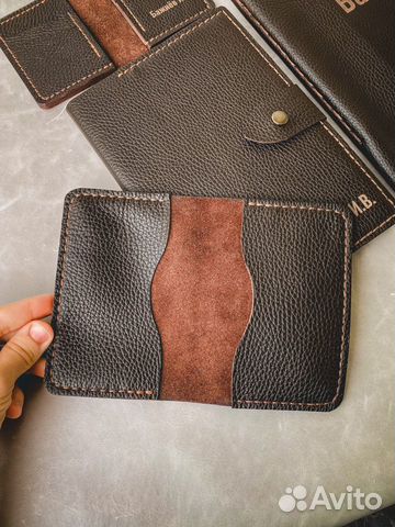 Паспортная обложка кожаная ручной работы