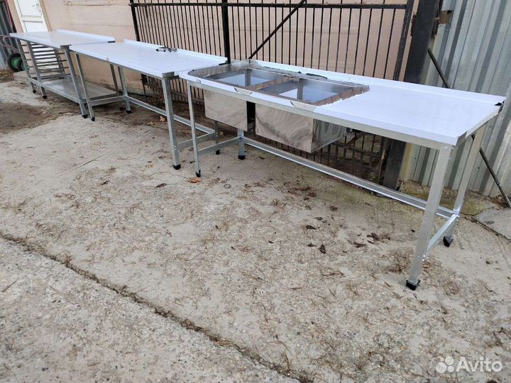 Столы из нержавейки для столовой