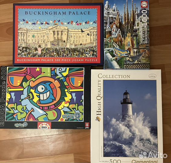 Пазлы Heye, Educa, Ravensburger, Clementoni, Trefl