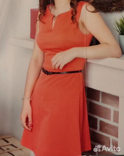 Платье Lime коралловое