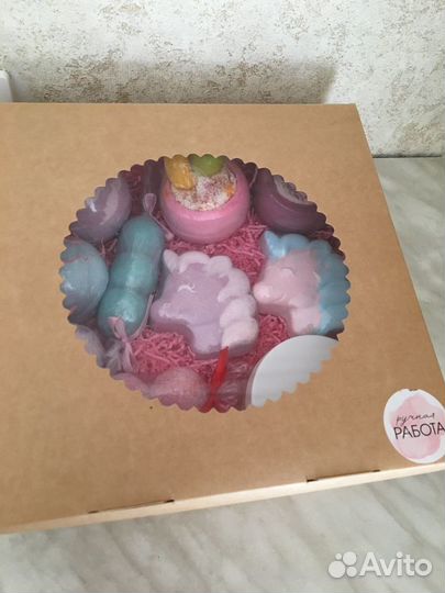 Набор бомбочки для ванны ручной работы