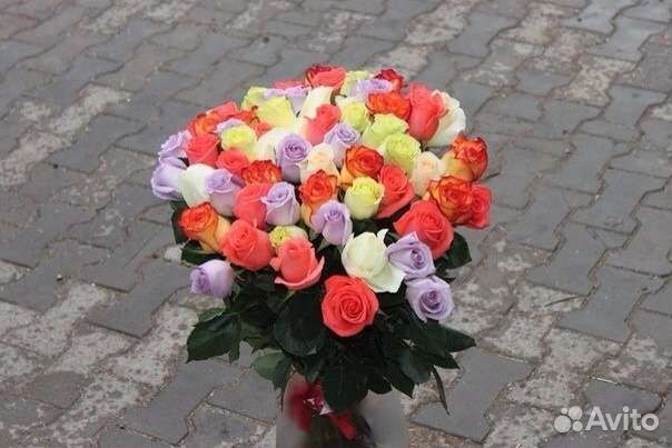 Цветы розы букет