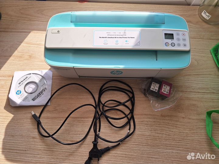 Цветной струйный принтер мфу hp3785