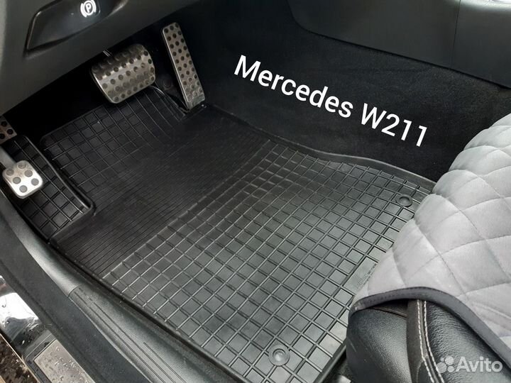 Полики Mercedes W210 W211 W212 W213 W221 Резиновые