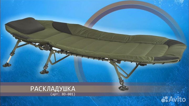 Раскладушка в палатку прочная 