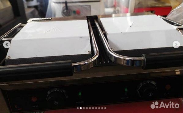 Гриль прижимной двойной