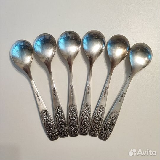 Десертные ложки мнц Режевский механический завод