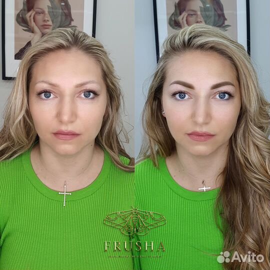 Перманент, татуаж бровей - пудровое напыление