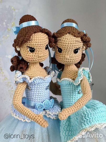 Куколка балерина вязаная