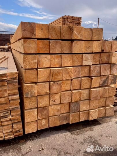 Брус обрезной 100х200х6000мм