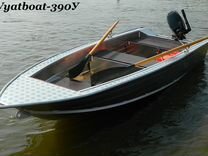 Новая лодка в наличии Wyatboat 390У алюминиевая