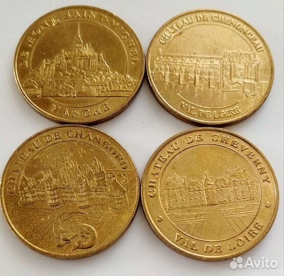 Сувенирные монеты Франции