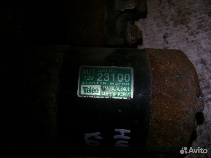 Стартер Hyundai Coupe Elantra TM000A08401