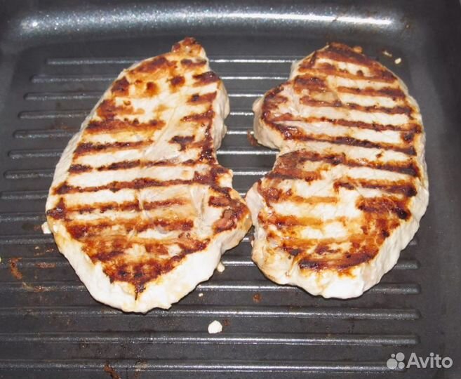 Сковорода гриль чугунная 26 см Vetta