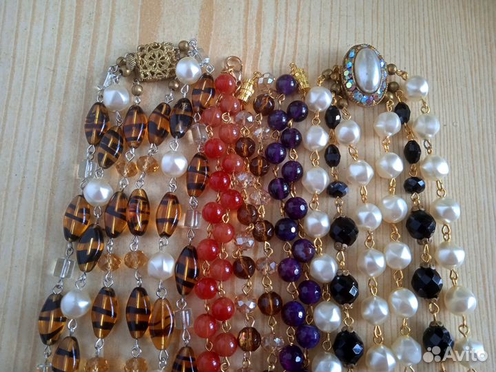 Бусы из чешского стекла