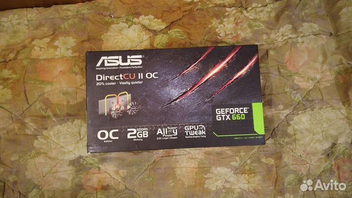 Коробка от видеокарты