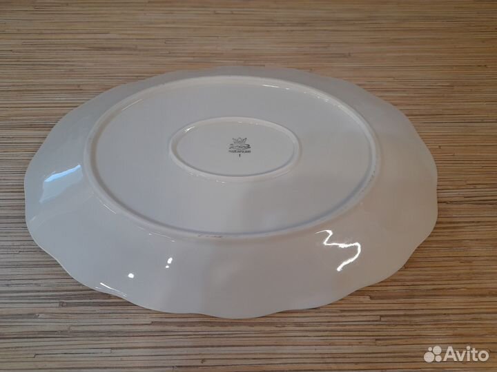 Блюдо овальное Carolina Польша винтаж 70-ые гг