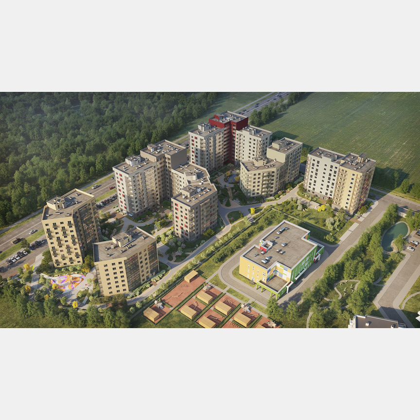 2-к. квартира, 59,4 м², 6/10 эт.