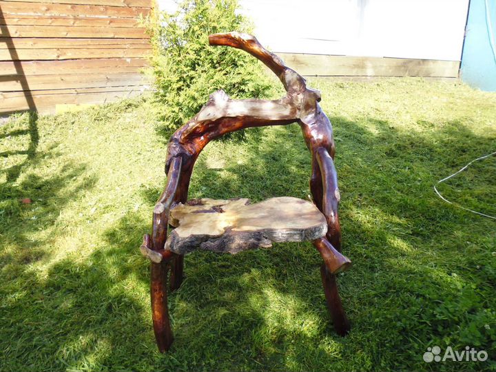 Кресло из корня в баню,на дачу,в сад