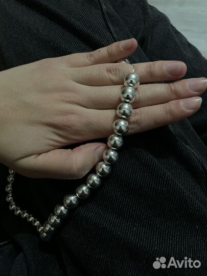 Бусины гематит