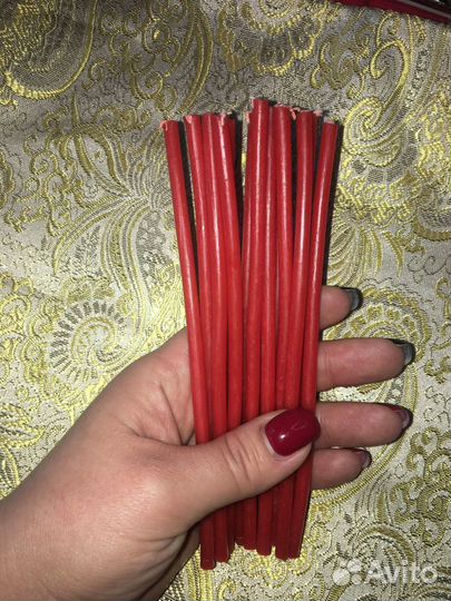 Цветные восковые свечи