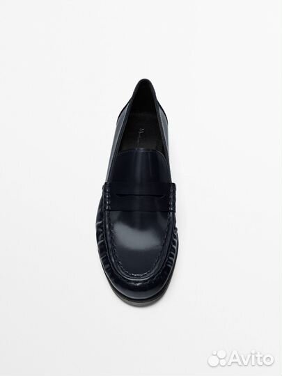 Новые кожаные лоферы Massimo Dutti 37, 38