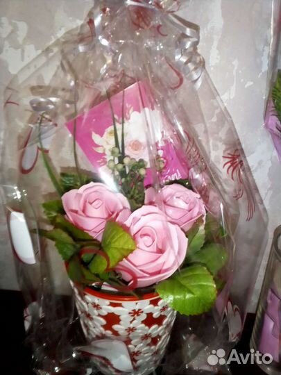 Букет цветов из мыла