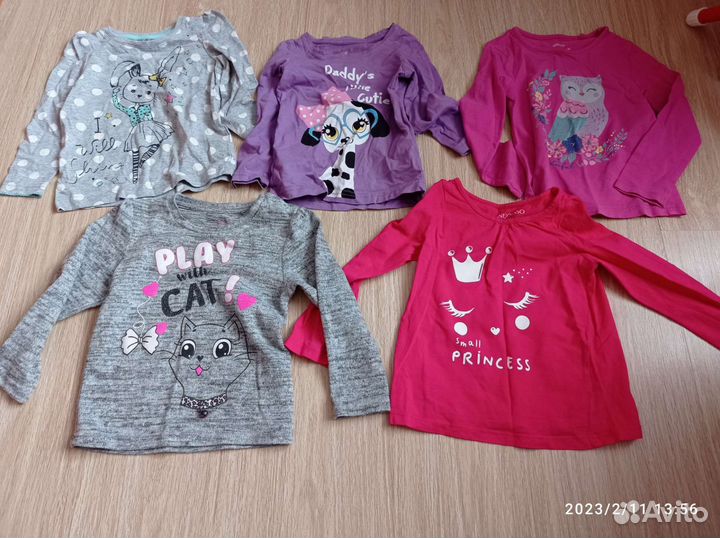 Детские вещи пакетом для девочек размер 98-104