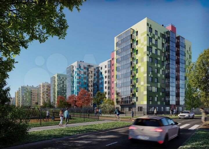 2-к. квартира, 70,6 м², 2/9 эт.