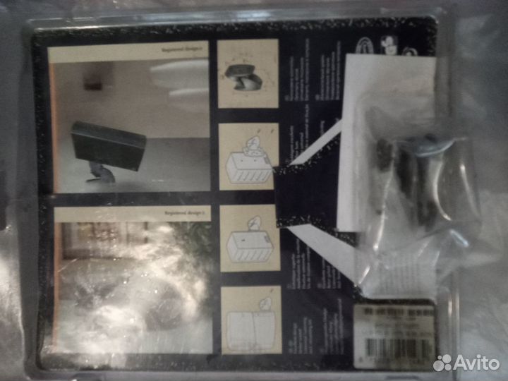 Кронштейн (комплект 2 шт) для колонок черны Vogels