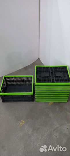 Ящик складной черно-зеленый