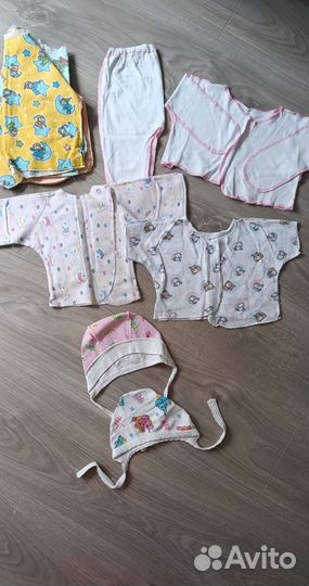 Пакет вещей на девочку 0-9 мес