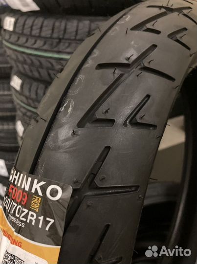 Комплект мотошин Shinko 009 120 и 160