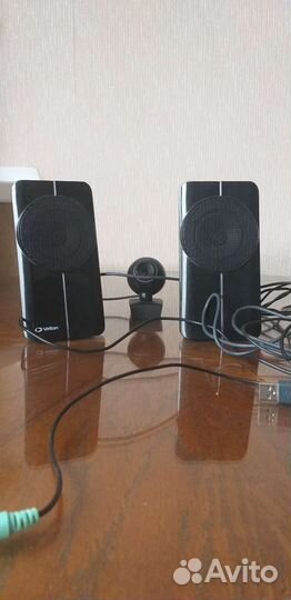 Колонки для компьютера+камера