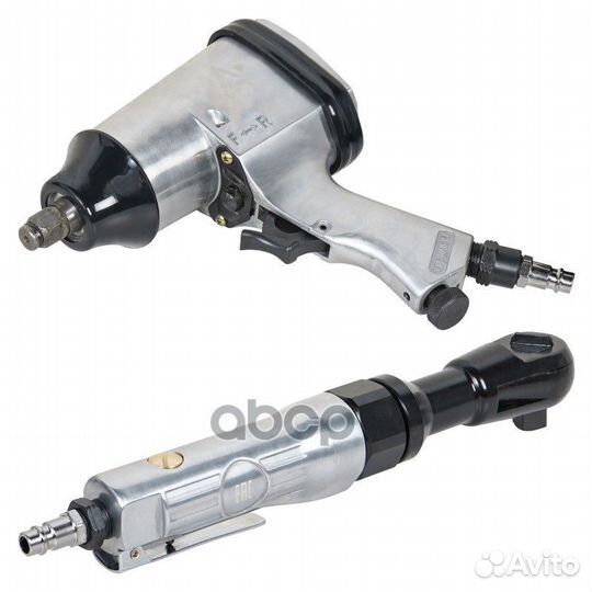 Гайковёрт пневм.ударный 1/2DR 330Нм и трещотка