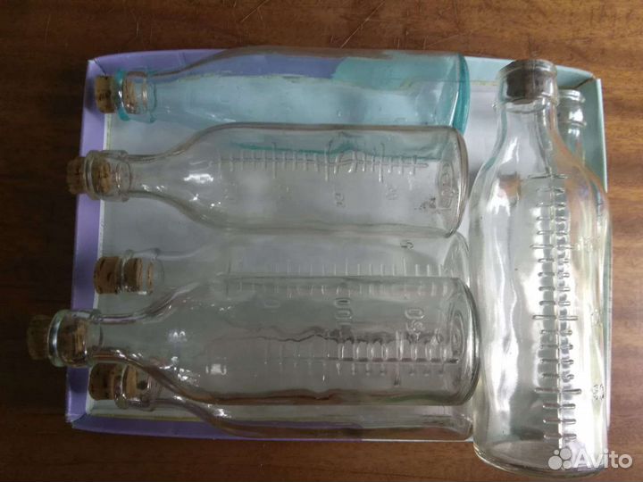 Бутылочки молочные СССР