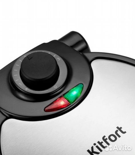 Вафельница Kitfort кт-1679, черный