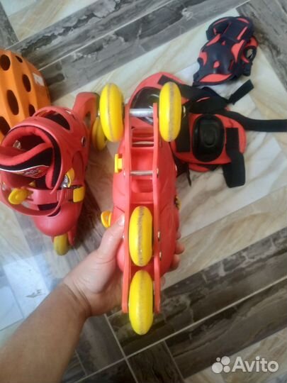 Роликовые коньки детские раздвижные 28-31