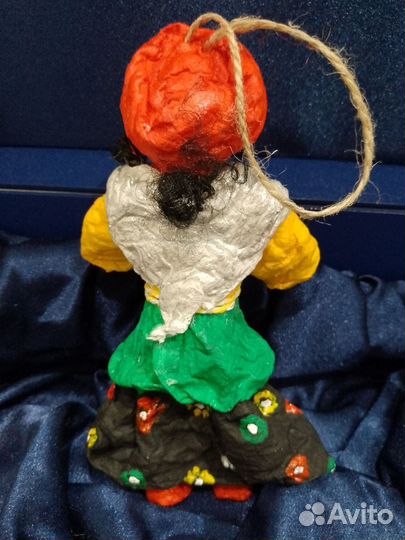 Кукла из ваты СССР на ёлку игрушка