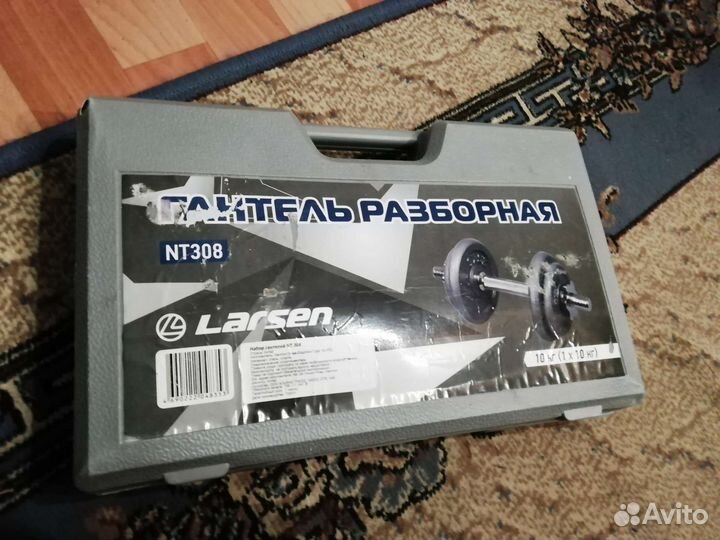 Гантель 10 кг в кейсе